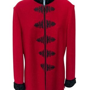 Red St. John Collection By Marie Gray size 8